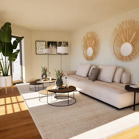 아파트 La Maison Cavet 5 De Standing Au Coeur Du Village 사나리쉬르메르
