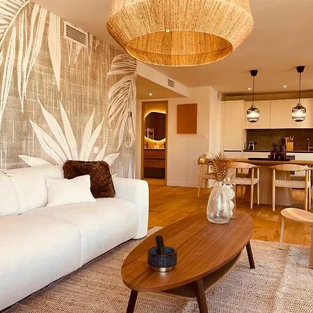 아파트 La Maison Cavet 5 De Standing Au Coeur Du Village 사나리쉬르메르